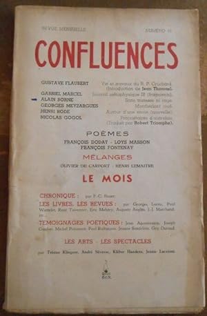 Confluences n°16 Revue de la Renaissance Française
