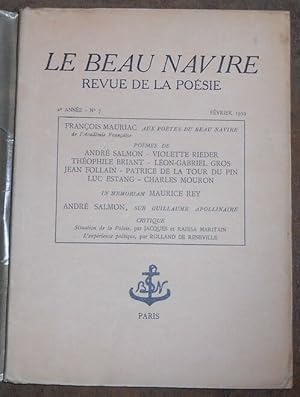 Immagine del venditore per Le Beau Navire n7 venduto da Librairie Sedon