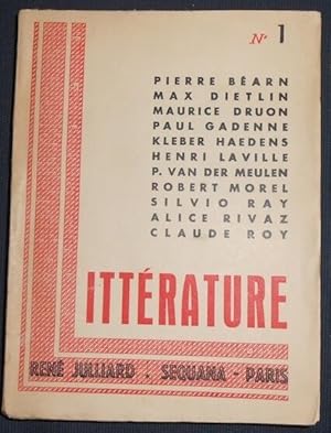 Image du vendeur pour Littrature mis en vente par Librairie Sedon