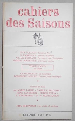 Image du vendeur pour Cahiers des Saisons n48 mis en vente par Librairie Sedon