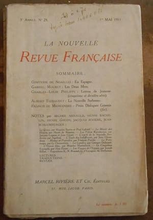 La Nouvelle Revue Française n°29