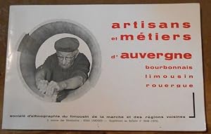 Image du vendeur pour Artisans et Mtiers d?Auvergne Bourbonnais Limousin Rouergue mis en vente par Librairie Sedon