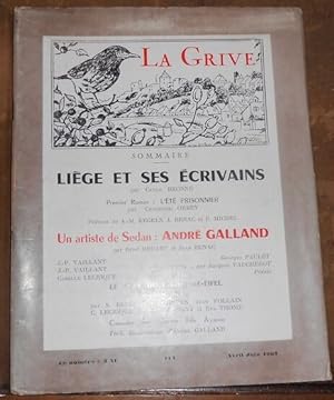 Seller image for La Grive n114 for sale by Librairie Sedon