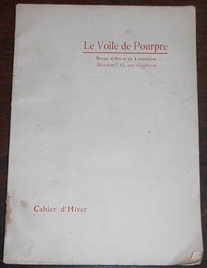 Le Voile de Pourpre Revue d’Art et de Littérature N°4 Cahier d’Hiver