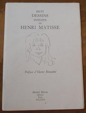 Huit Dessins Inédits de Henri Matisse