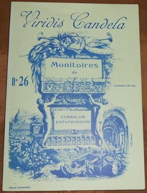 Seller image for Viridis Candela Monitoires n26 du Cymbalum Pataphysicum for sale by Librairie Sedon