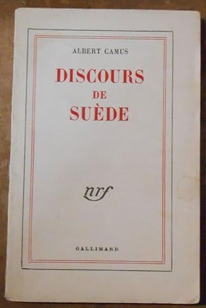 Imagen del vendedor de Discours de Sude a la venta por Librairie Sedon