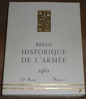 Seller image for Revue Historique De L?Arme 1961 for sale by Librairie Sedon