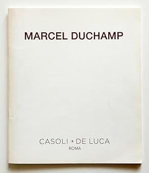 Marcel Duchamp. Studio Casoli - De Luca Roma 2018 Ottimo e non comune