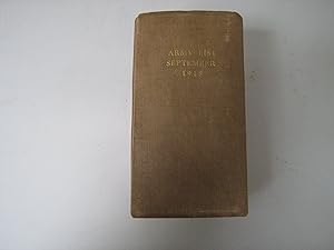The Army List September 1918