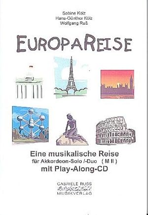 Bild des Verkufers fr Europareise (+CD)fr 1-2 Akkordeons : Spielpartitur zum Verkauf von AHA-BUCH GmbH