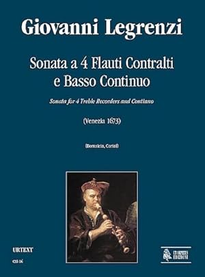 Bild des Verkufers fr Sonataper 4 flauti dolce contralti e bc : partitura e parti zum Verkauf von AHA-BUCH GmbH