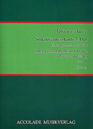 Bild des Verkufers fr Sonate concertante F-Durfr Fagott und Klavier zum Verkauf von AHA-BUCH GmbH