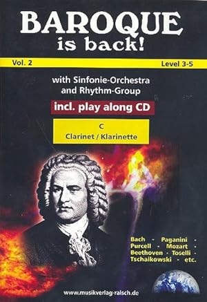 Bild des Verkufers fr Baroque is back vol.2 (+CD)fr 1-2 Klarinetten in C zum Verkauf von AHA-BUCH GmbH