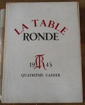 Image du vendeur pour La Table Ronde ? Quatrime cahier 1945 mis en vente par Librairie Sedon