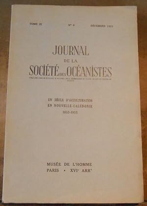 Bild des Verkufers fr Un Sicle d?Acculturation en Nouvelle-Caldonie 1853-1953 zum Verkauf von Librairie Sedon