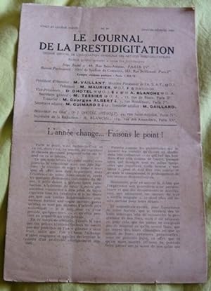 Le journal de la Prestidigitation 1938-1940