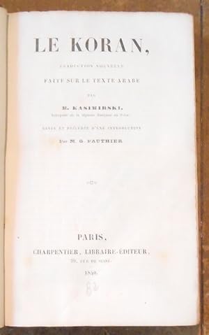 Seller image for Le Koran for sale by Librairie Sedon
