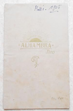 Programme de l’Alhambra