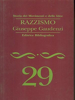 Bild des Verkufers fr Razzismo zum Verkauf von Librodifaccia