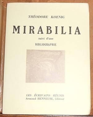 Mirabilia suivi d’une Bibliographie