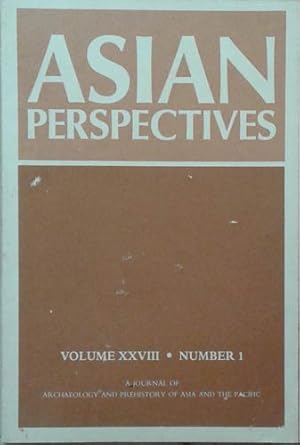 Seller image for Glass Beads in Asia, Part 1. Introductiion, A Brief History of the Dongson Concept, View from the East Mountain: An Examination of the First Millennium B.C., Fine -Bodied White Earthenwares of Southeast Asia:Some X-Ray Fluorescence Teste for sale by SEATE BOOKS