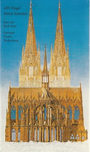 Seller image for Programmheft Gerti Runkel D'R ENGEL ANTON SCHMITZ Premiere 13. Januar 1985 Oper der Stadt Kln Gastspiel Ccilia Wolkenburg for sale by Programmhefte24 Schauspiel und Musiktheater der letzten 150 Jahre