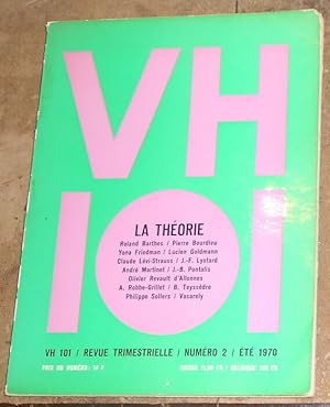 Seller image for La Thorie ? VH 101 n2 for sale by Librairie Sedon