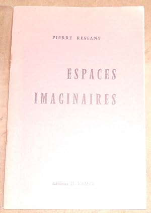 Image du vendeur pour Espaces Imaginaires mis en vente par Librairie Sedon