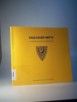 Imagen del vendedor de Saulgau um 1900. Saulgauer Hefte zur Stadtgeschichte und Heimatkunde. Band 4. 1983 Saulgau a la venta por Adalbert Gregor Schmidt