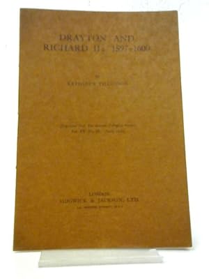 Seller image for Drayton And Richard II: 1597-1600 for sale by World of Rare Books