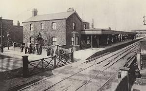 Barking Railway Station Level Crossing in 1906 Essex Postcard