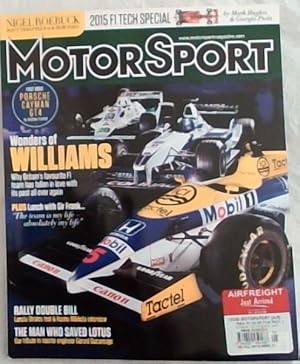 Image du vendeur pour MotorSport: Williams Special; Lancia Stratos; Gerhard Ducarouge May 2015 Vol.91 No.5 mis en vente par Chapter 1