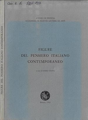 Image du vendeur pour Figure del pensiero italiano contemporaneo mis en vente par Biblioteca di Babele
