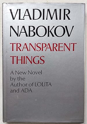 Image du vendeur pour Transparent Things, A Novel mis en vente par Shoestring Collectibooks