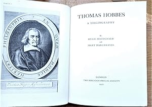 Immagine del venditore per THOMAS HOBBES A Bibliography venduto da Douglas Books