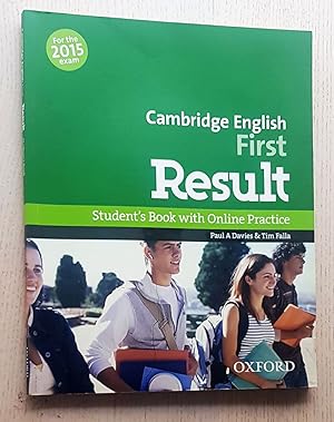 Cambridge English. FIRST RESULT. Student's Book with Online Practice
