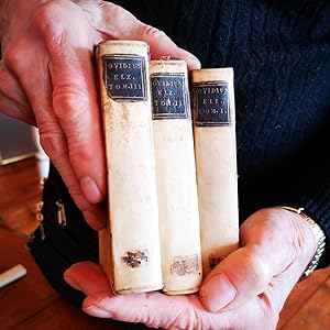 "Publii Ovidii Nasonis Operum" (3 Volumes in vellum )