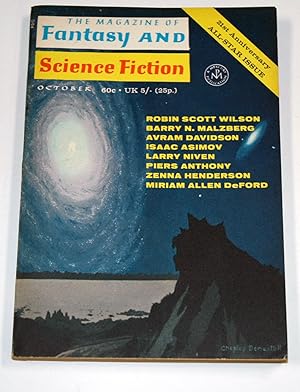 Seller image for The Magazine of FANTASY AND SCIENCE FICTION (F&SF): October, Oct. 1970 for sale by Preferred Books