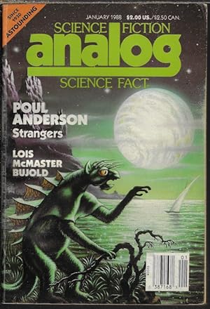 Imagen del vendedor de ANALOG Science Fiction/ Science Fact: January, Jan. 1988 ("Falling Free") a la venta por Books from the Crypt