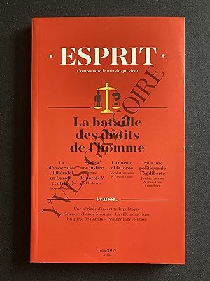 ESPRIT-N°435-JUIN 2017-LA BATAILLE DES DROITS DE L'HOMME