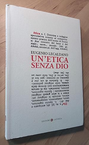 Seller image for Un'etica senza dio for sale by Llibres Bombeta