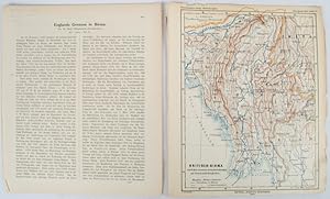 [Burma map] Britisch-Birma nach den neuesten Grenzbestimungen auf Grund amtlicher Quellen. from P...