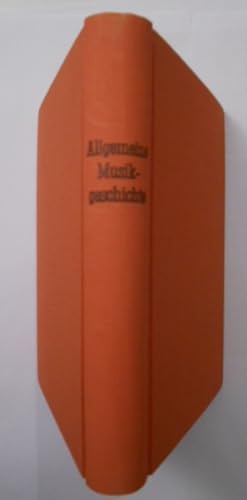 Imagen del vendedor de Allgemeine Musikgeschichte. a la venta por KULTur-Antiquariat