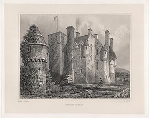 Bild des Verkufers fr "Newark Castle." - Nottinghamshire Scotland Schottland Ansicht view zum Verkauf von Antiquariat Steffen Vlkel GmbH