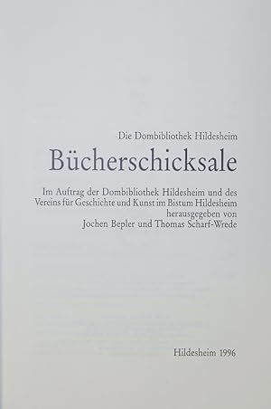Bild des Verkufers fr Die Dombibliothek Hildesheim. Bcherschicksale. zum Verkauf von Antiquariat Bookfarm