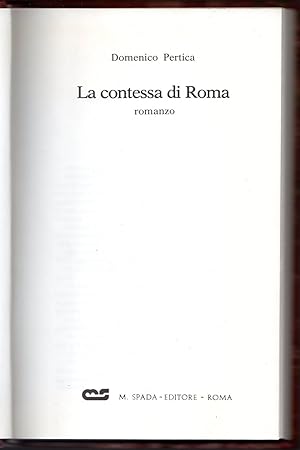 Seller image for La contessa di Roma for sale by Sergio Trippini