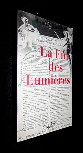 Immagine del venditore per La Fin des Lumires venduto da Abraxas-libris