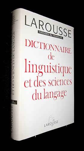 Seller image for Dictionnaire de linguistique et des sciences du langage for sale by Abraxas-libris