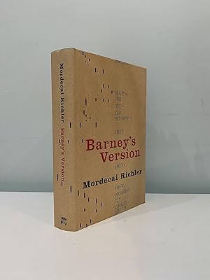 Bild des Verkufers fr Barney's Version zum Verkauf von Roy Turner Books
